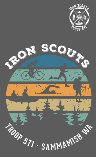 Ladies - TROOP 571 Class B T-Shirt - Image 2