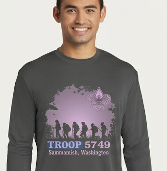Troop 5749 - Large Class B Unisex Long Sleeve T-shirt 2026