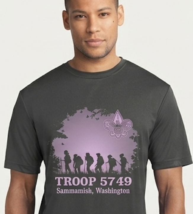 Troop 5749 - Large Class B Unisex Short Sleeve T-shirt 2026