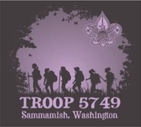 Troop 5749 - Large Class B Unisex Long Sleeve T-shirt 2026 - Image 2